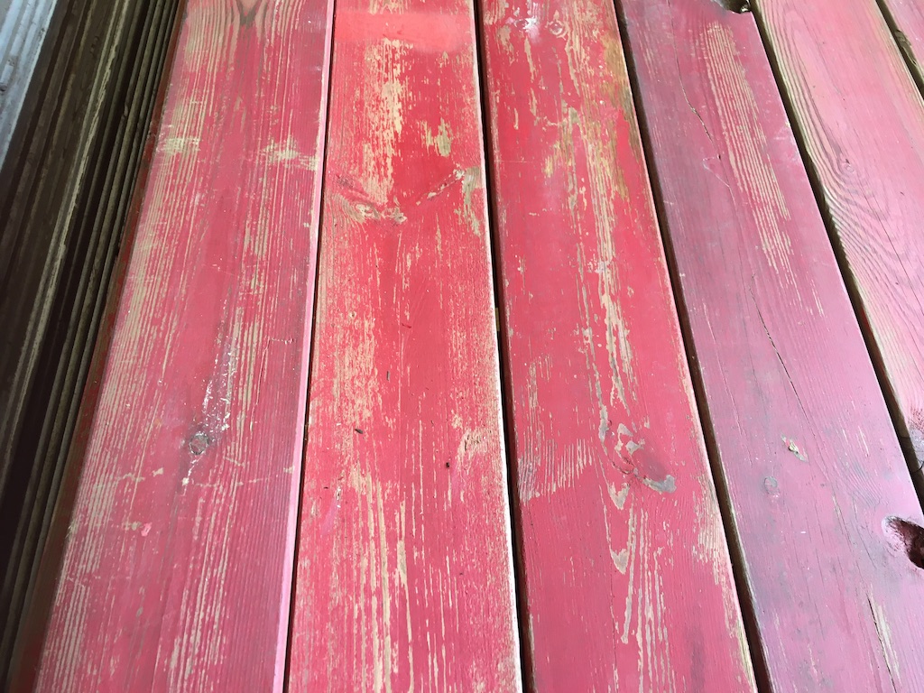 Rode geverfde planken - Buitenleven | Second Life Wood