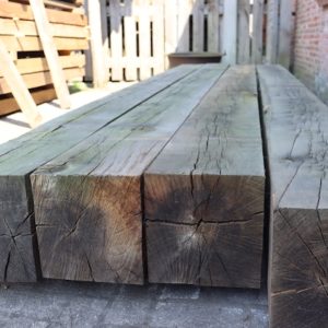 Eiken verweerde balken oude look restauratie geschikt - Buitenleven second life wood