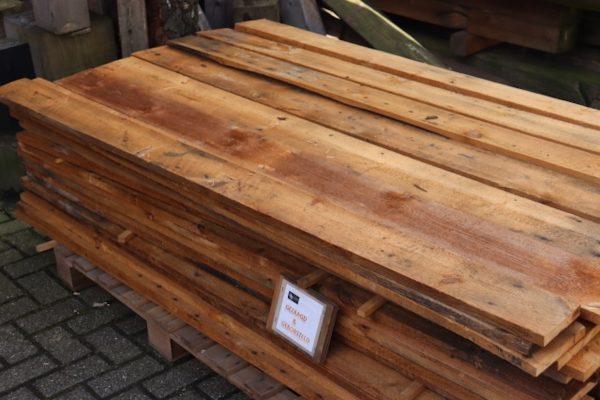 Oud hout van een oude schuur barnwood